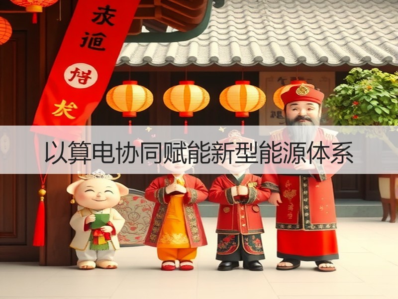 以算电协同赋能新型能源体系