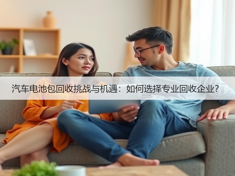 汽车电池包回收挑战与机遇：如何选择专业回