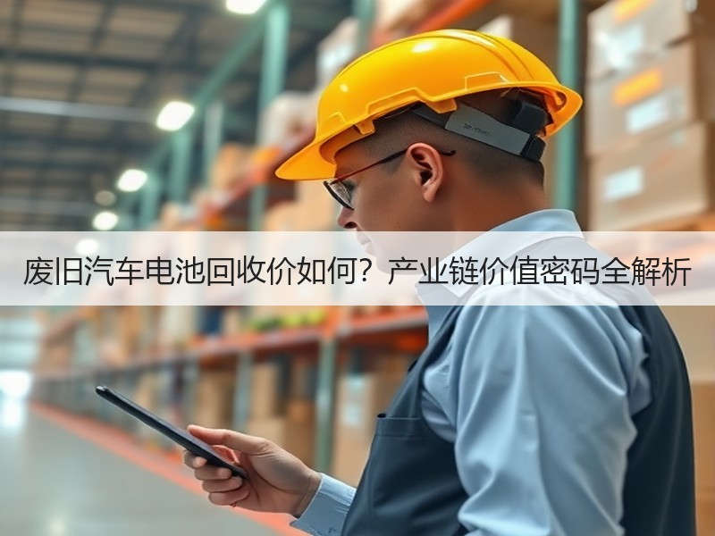 废旧汽车电池回收价如何？产业链价值密码全