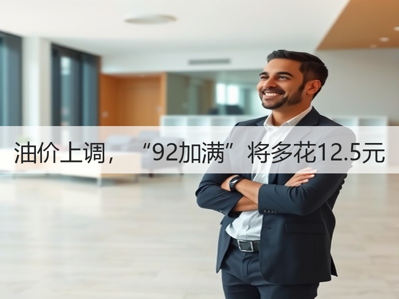 油价上调，“92加满”将多花12.5元