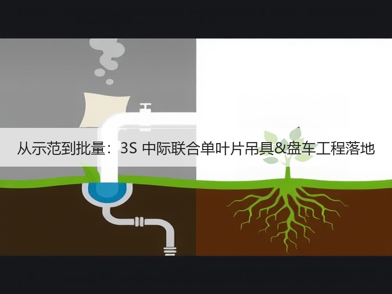 从示范到批量：3S 中际联合单叶片吊具&