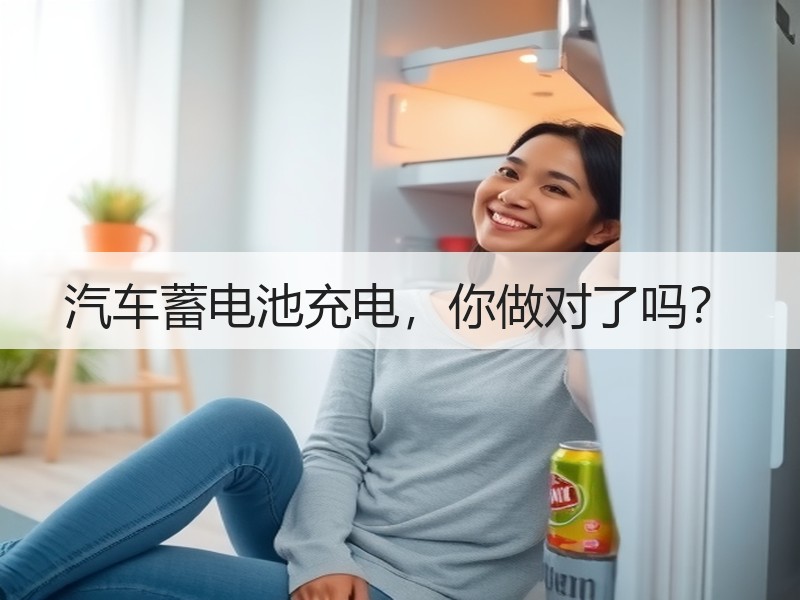 汽车蓄电池充电，你做对了吗？
