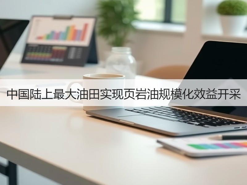中国陆上最大油田实现页岩油规模化效益开采