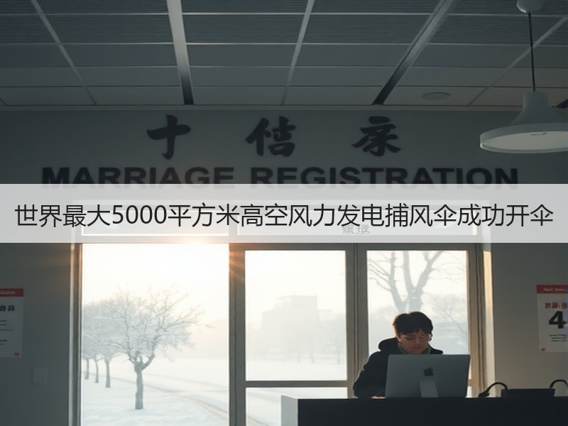 世界最大5000平方米高空风力发电捕风伞