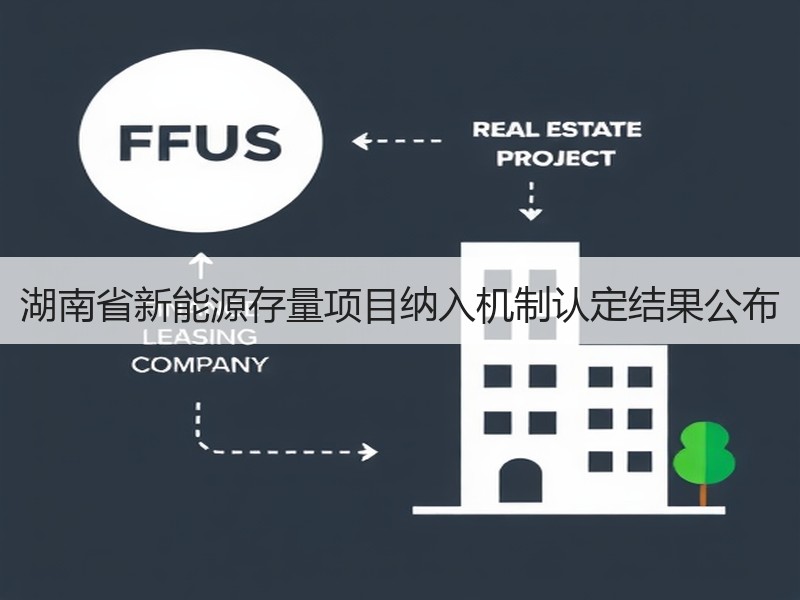 湖南省新能源存量项目纳入机制认定结果公布