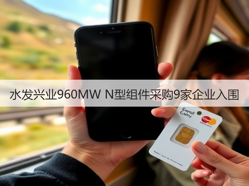 水发兴业960MW N型组件采购9家企业