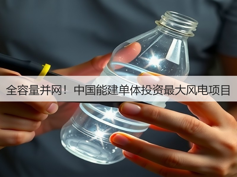 全容量并网！中国能建单体投资最大风电项目
