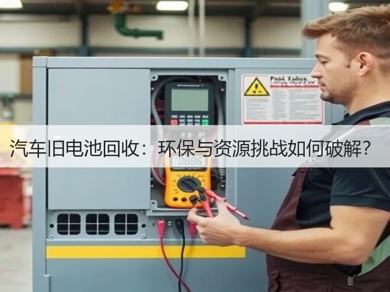 汽车旧电池回收：环保与资源挑战如何破解？