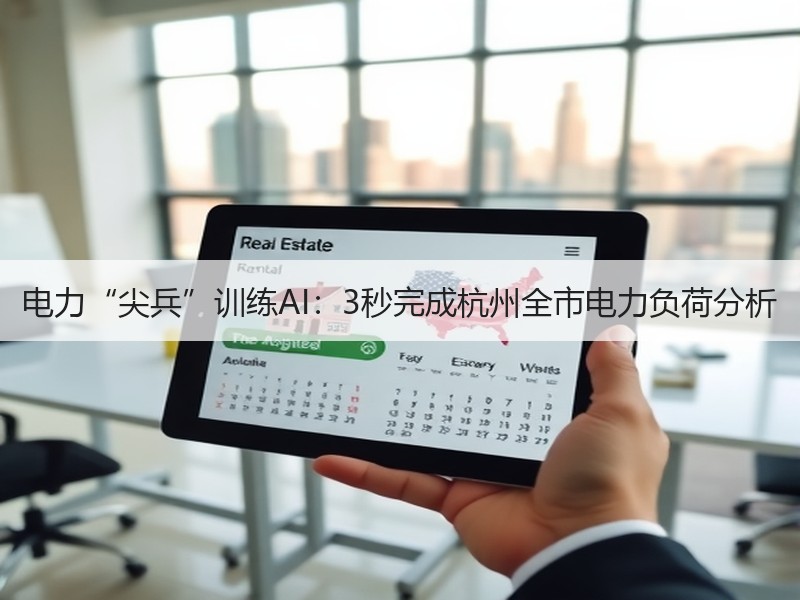 电力“尖兵”训练AI：3秒完成杭州全市电