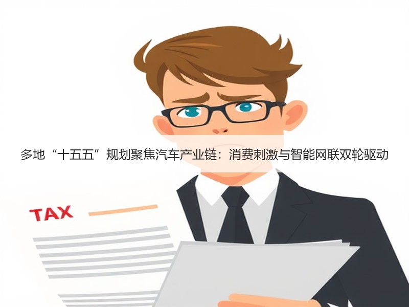 多地“十五五”规划聚焦汽车产业链：消费刺