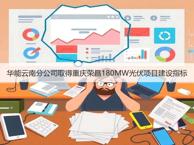华能云南分公司取得重庆荣昌180MW光伏