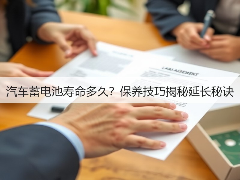 汽车蓄电池寿命多久？保养技巧揭秘延长秘诀