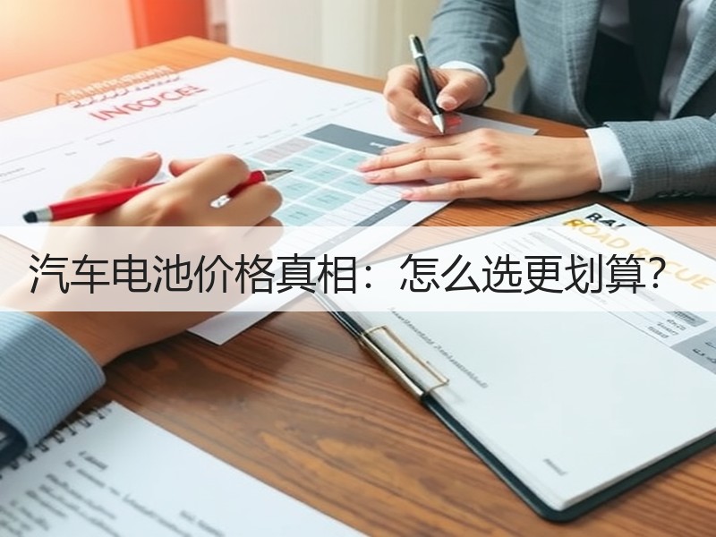 汽车电池价格真相：怎么选更划算？