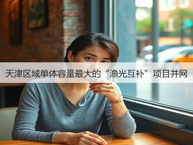 天津区域单体容量最大的“渔光互补”项目并