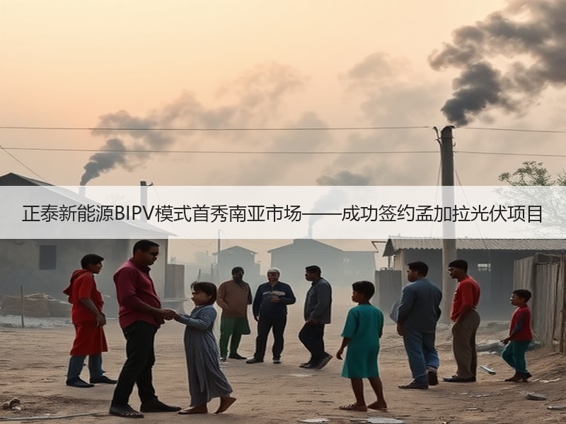 正泰新能源BIPV模式首秀南亚市场——成
