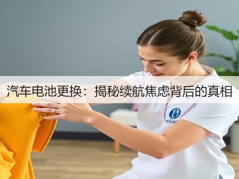 汽车电池更换：揭秘续航焦虑背后的真相