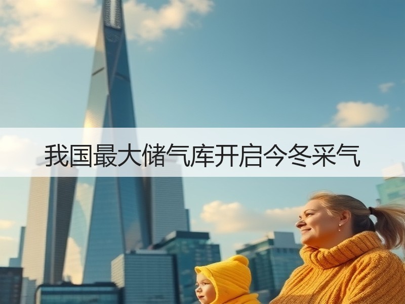 我国最大储气库开启今冬采气