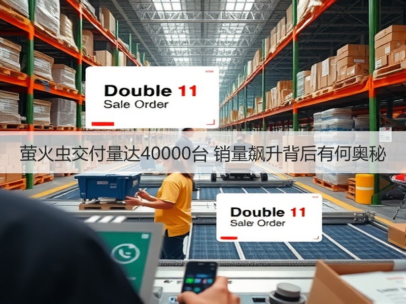 萤火虫交付量达40000台 销量飙升背后