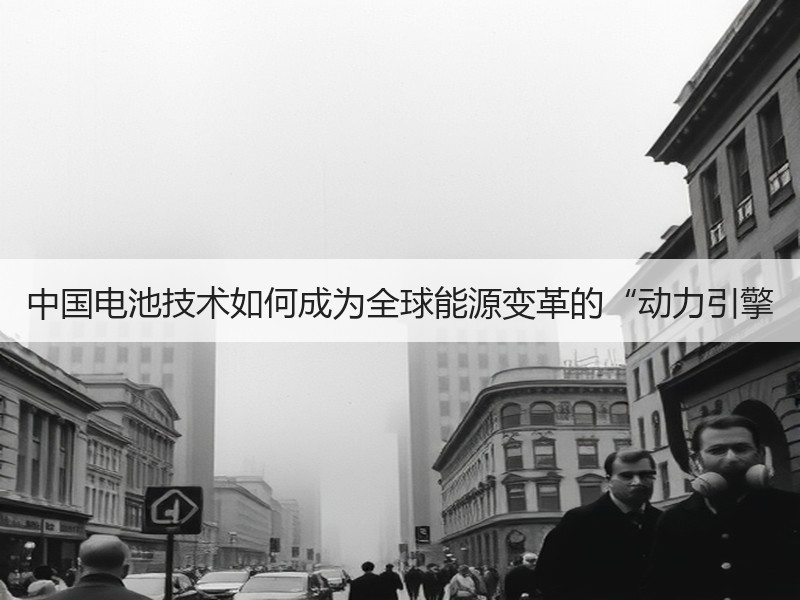 中国电池技术如何成为全球能源变革的“动力
