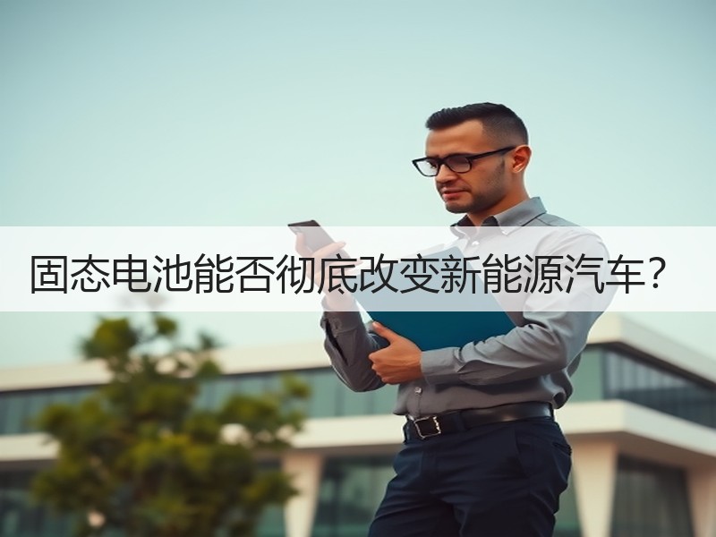 固态电池能否彻底改变新能源汽车？